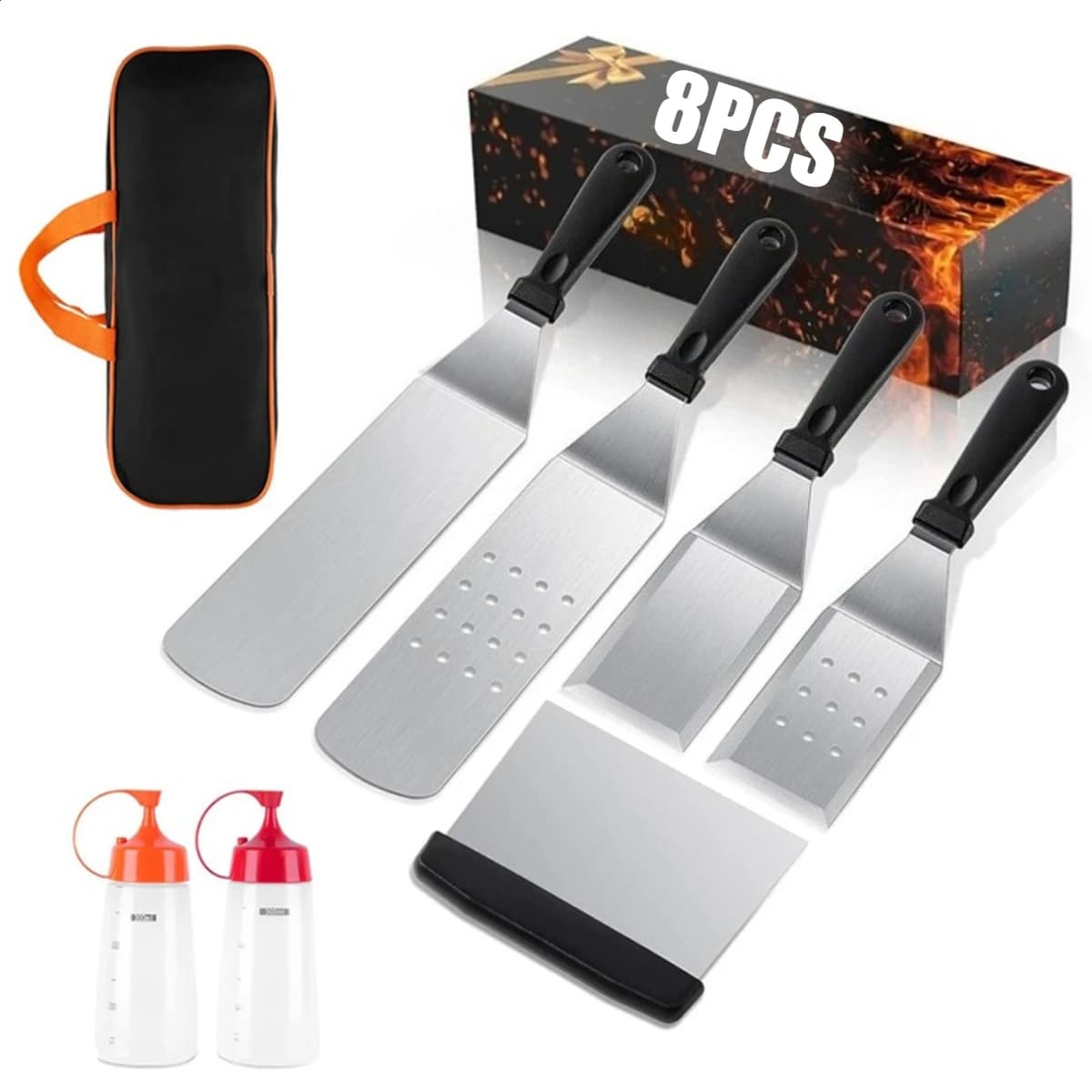 Stainless Steel Griddle Cooking Tool Set