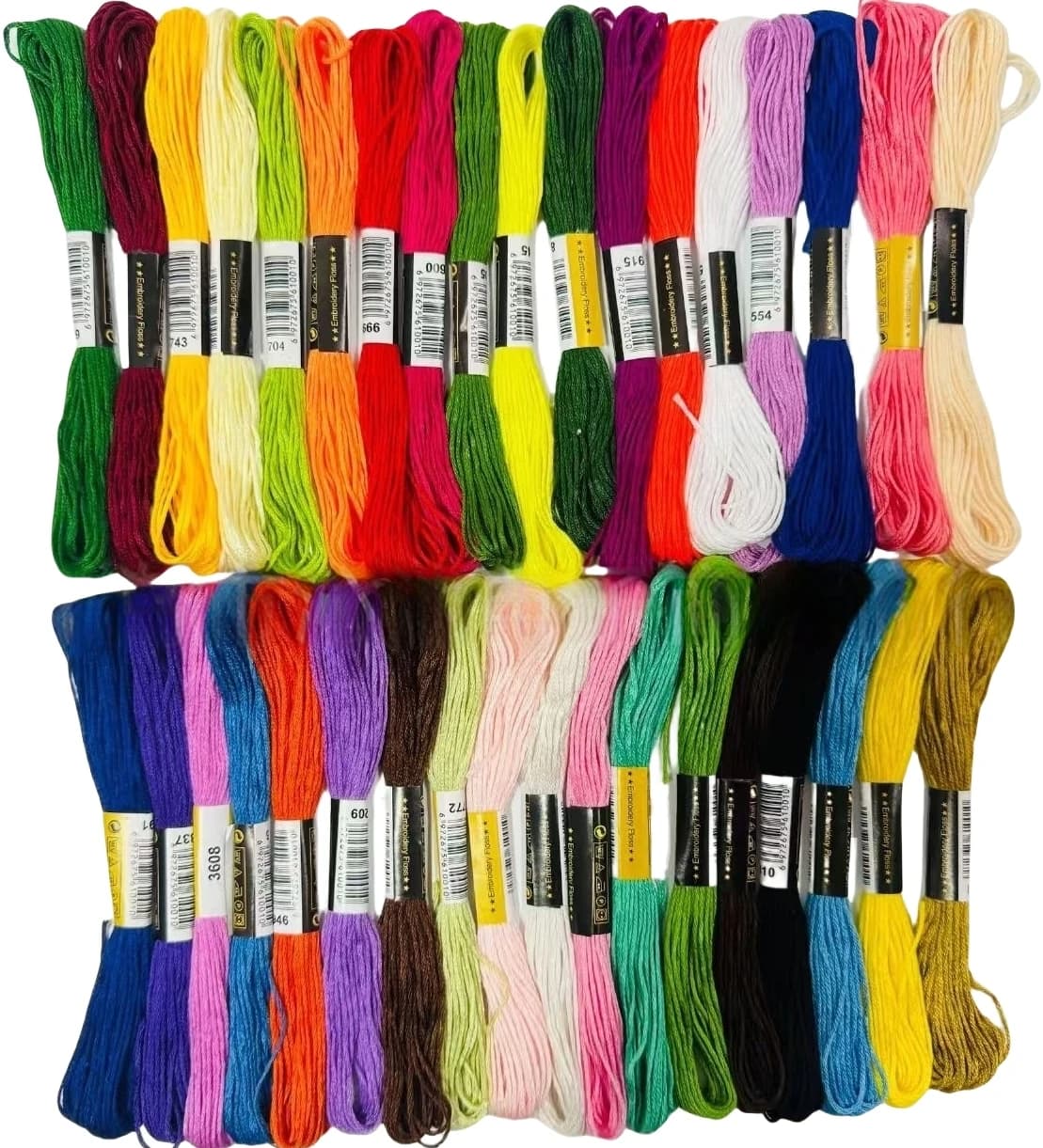 Multicolor DMC Cross Stitch Thread Skeins Kit