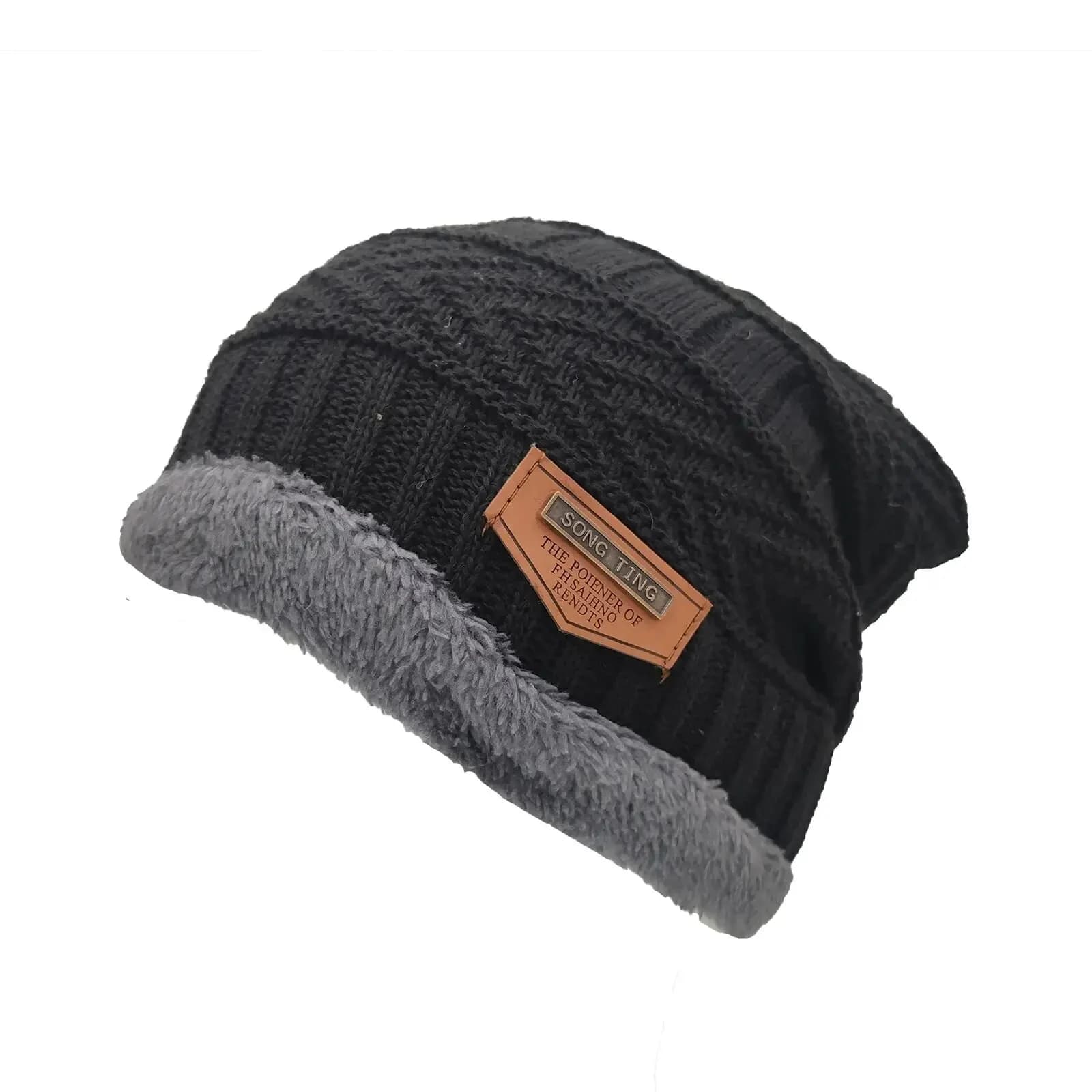 Cotton Knit Beanie Hat