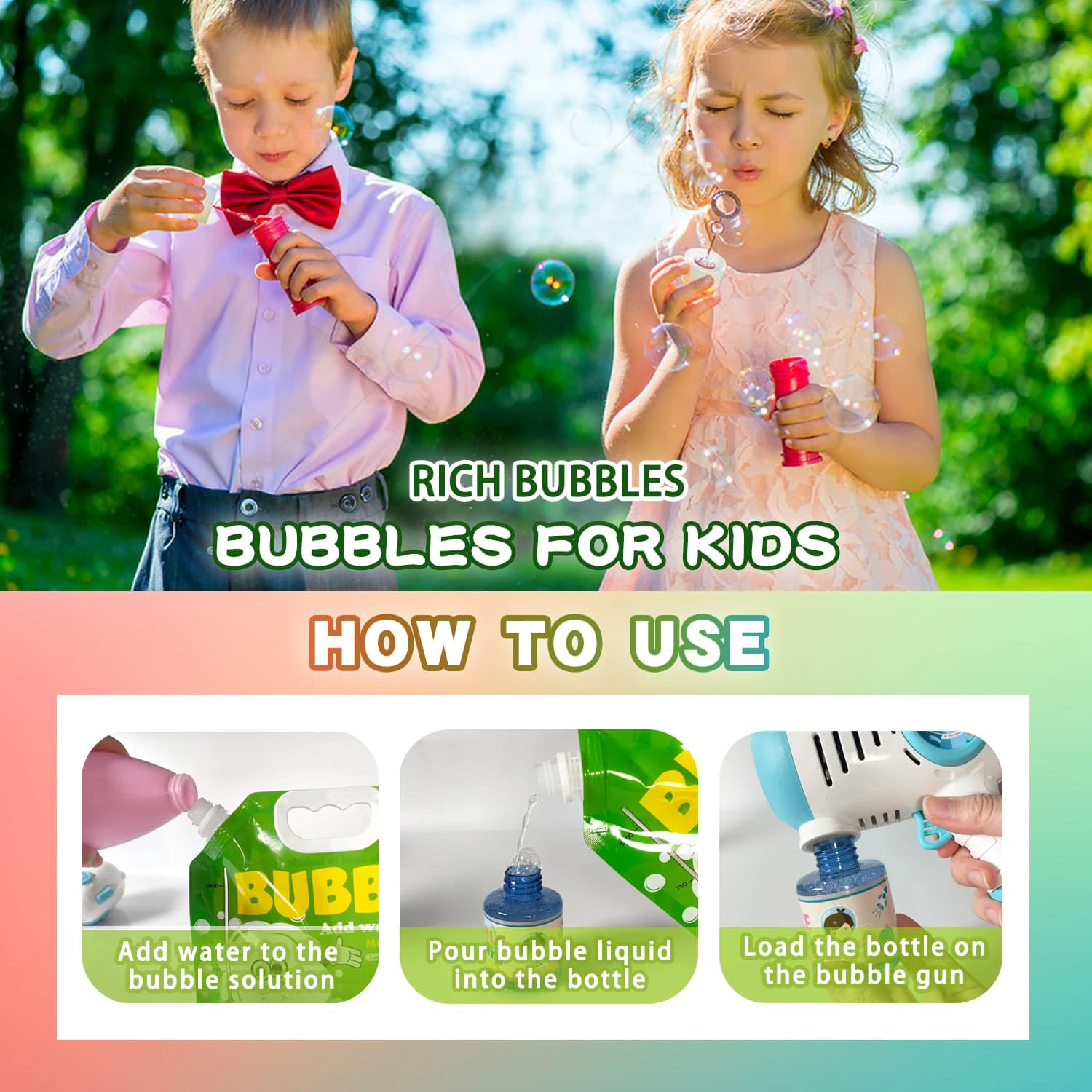 Concentrated Bubble Solution for Machines and Wands
