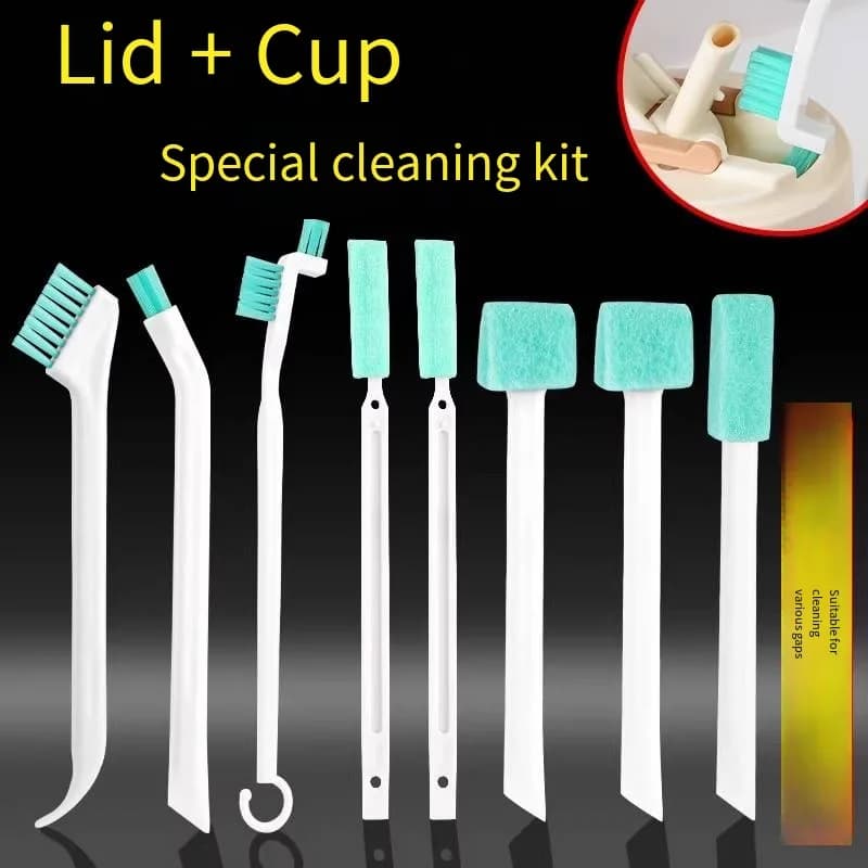 Cleaning Cup Crevices, Cup Cleaning Tools, Kit for Bottle Washing, Small Brush, Full Cup Brush, Wall Breaking Machine