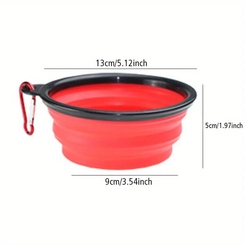 Collapsible Silicone Dog Bowl