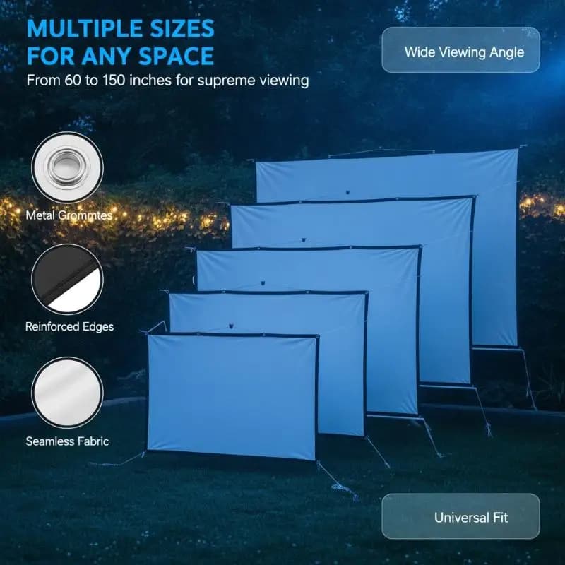 Polyester Projection Screen Fabric