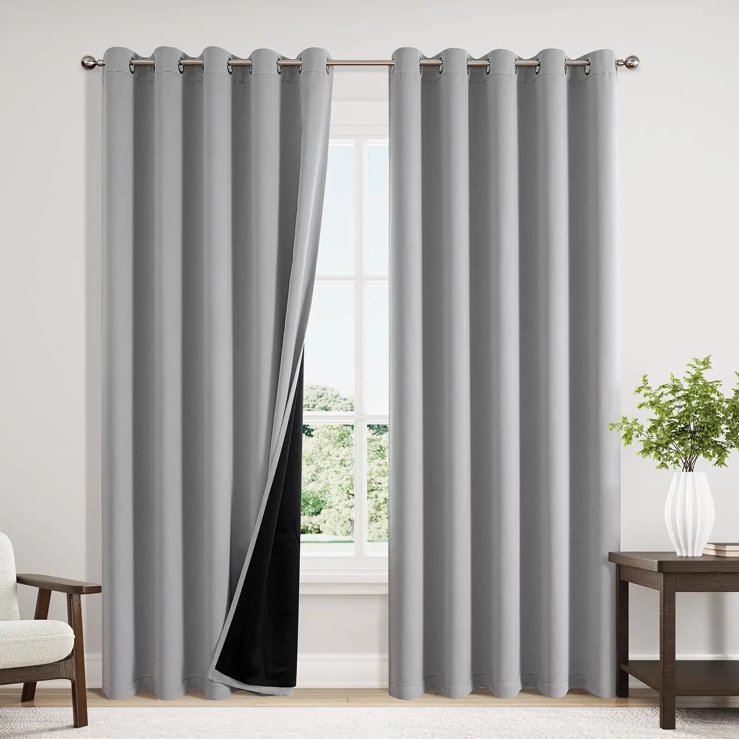 Blackout Curtains Eyelet Thermal Insulated