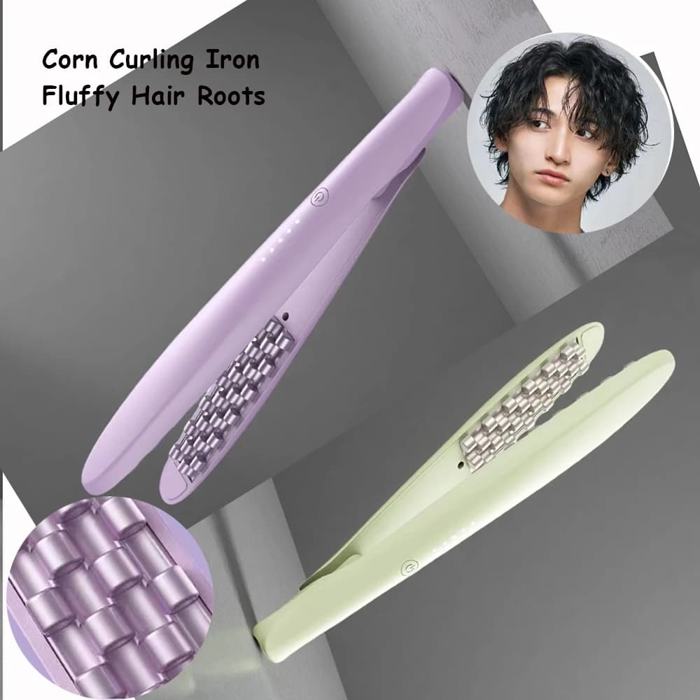 Ceramic 3D Corn Curling Iron with Temperature Control