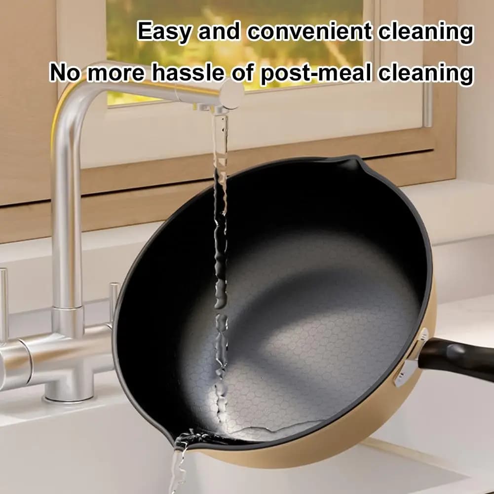 Honeycomb Non-Stick Wok Pan