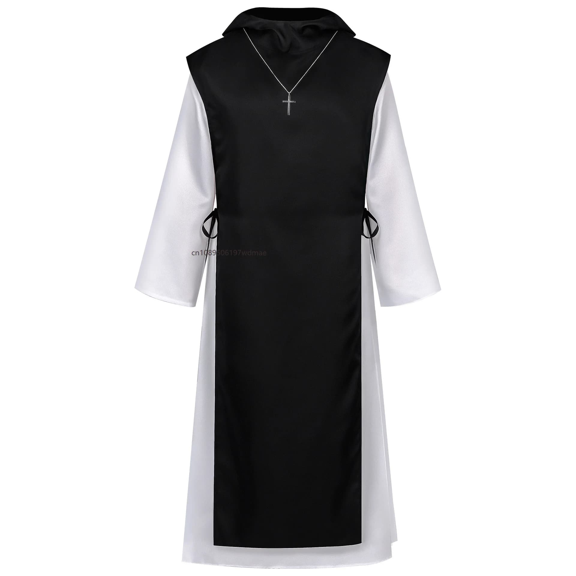 Men's Medieval Priest Cosplay Robe
