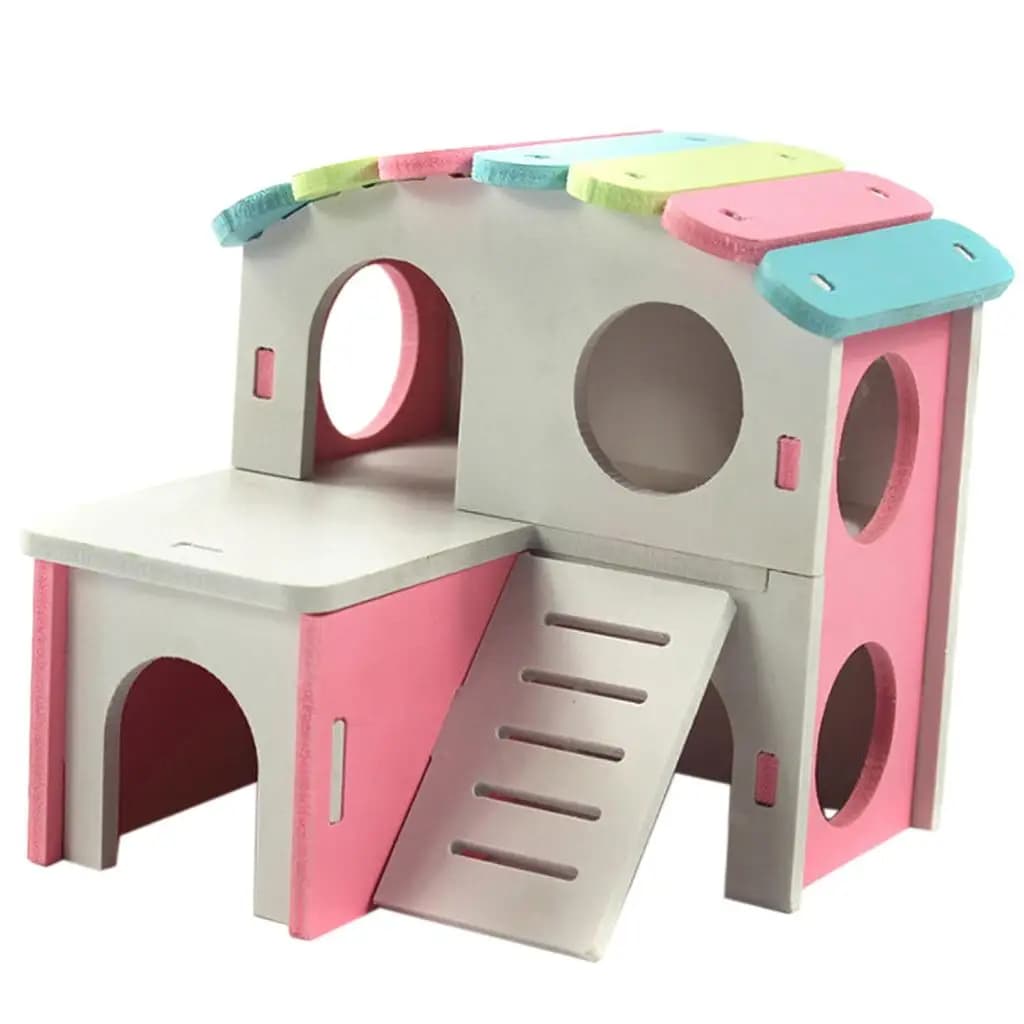 Wooden Small Animal Hideaway Playhouse