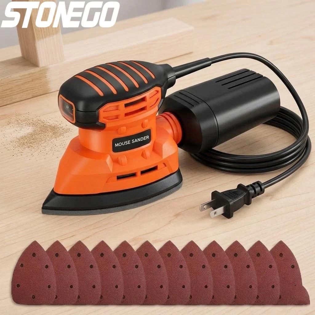 Electric Detail Sander with Dust Collection