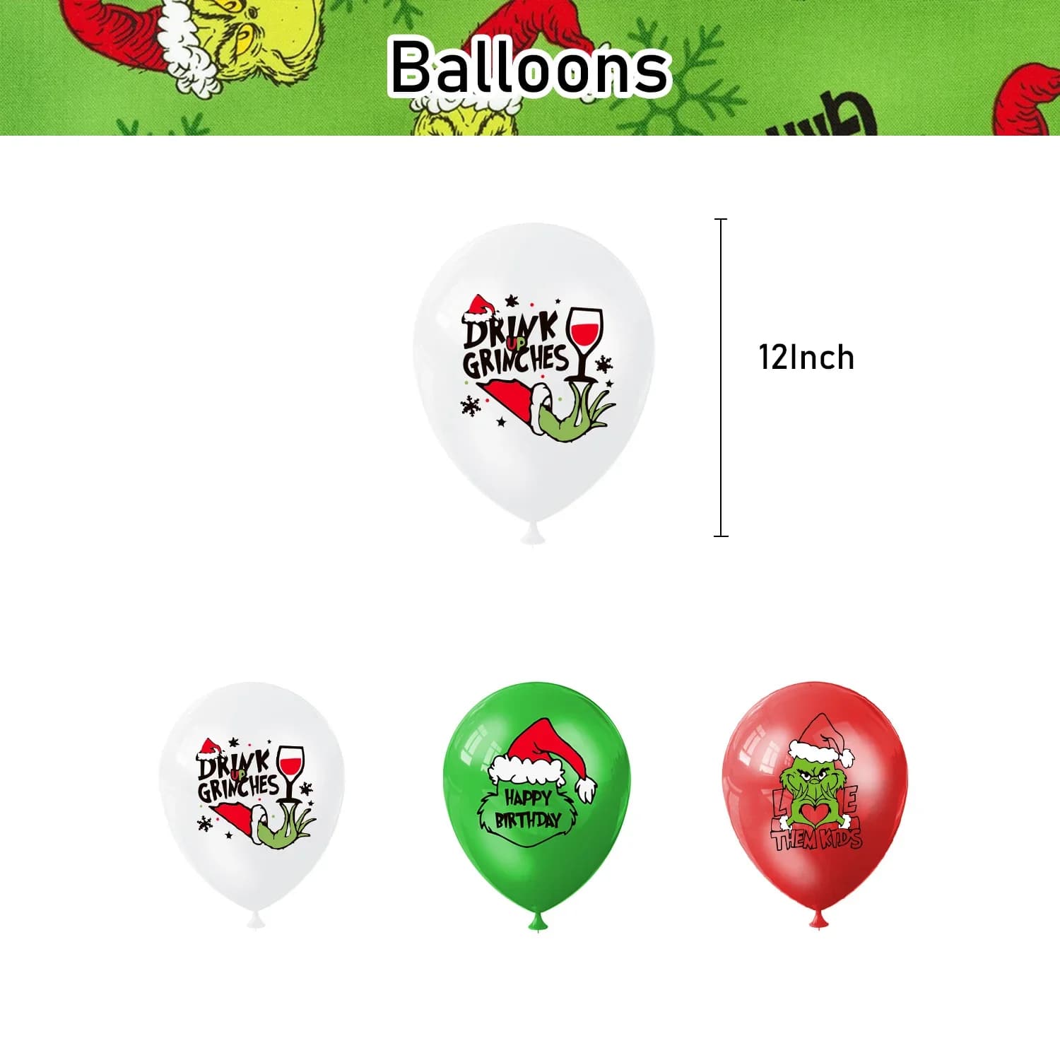 Christmas Holiday Party Decoration Set With Banner