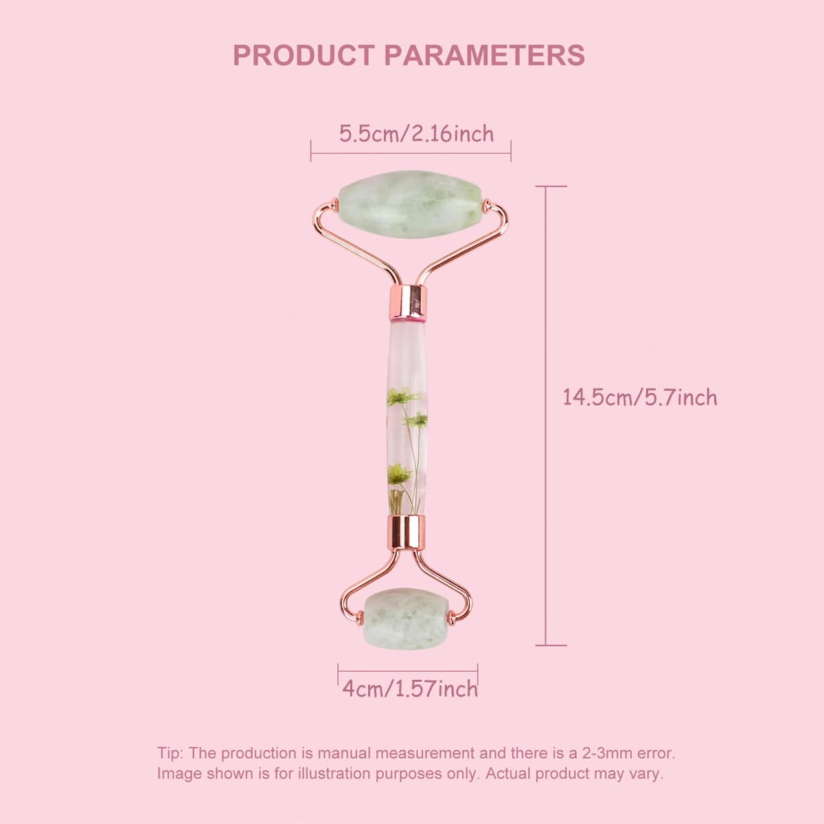Natural Jade Roller Facial Massager