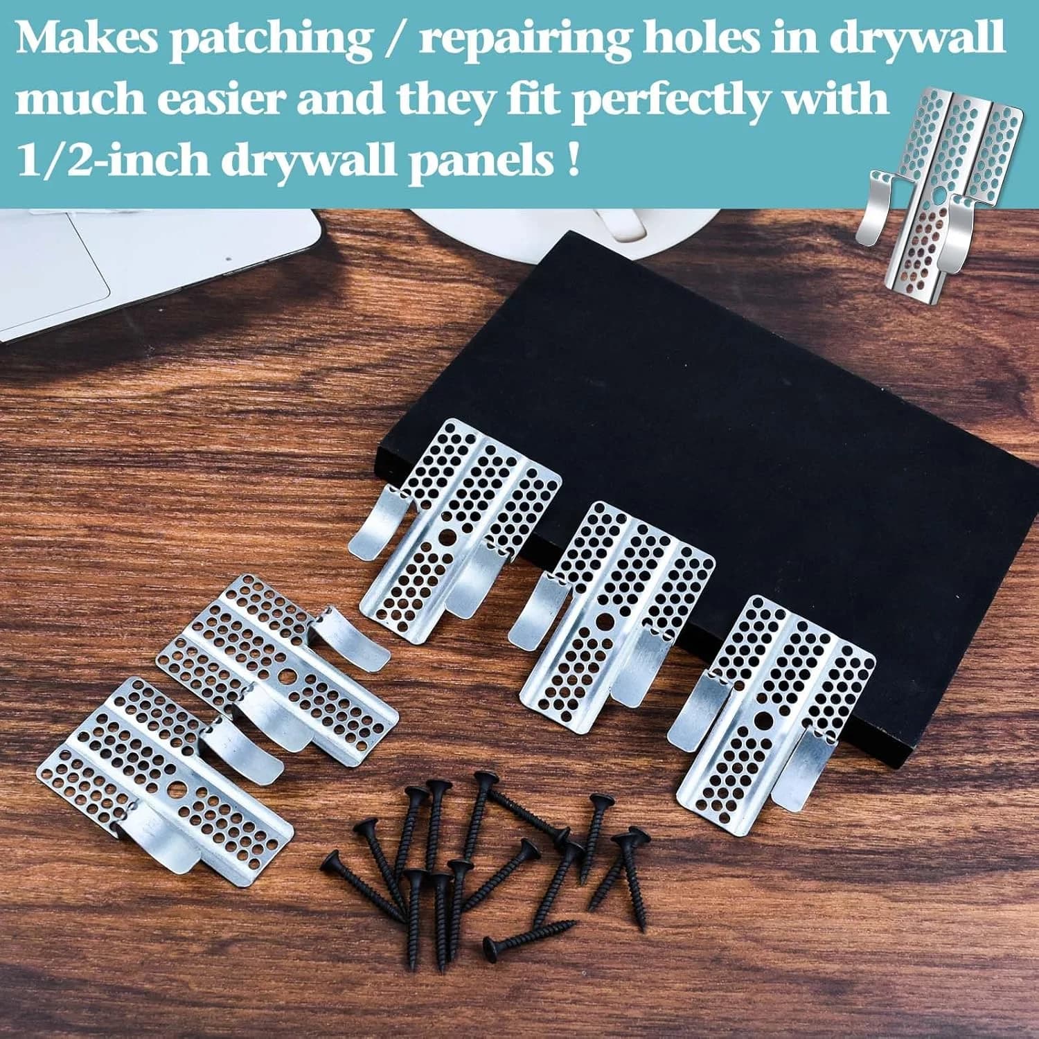 Drywall Repair Clips with Screws