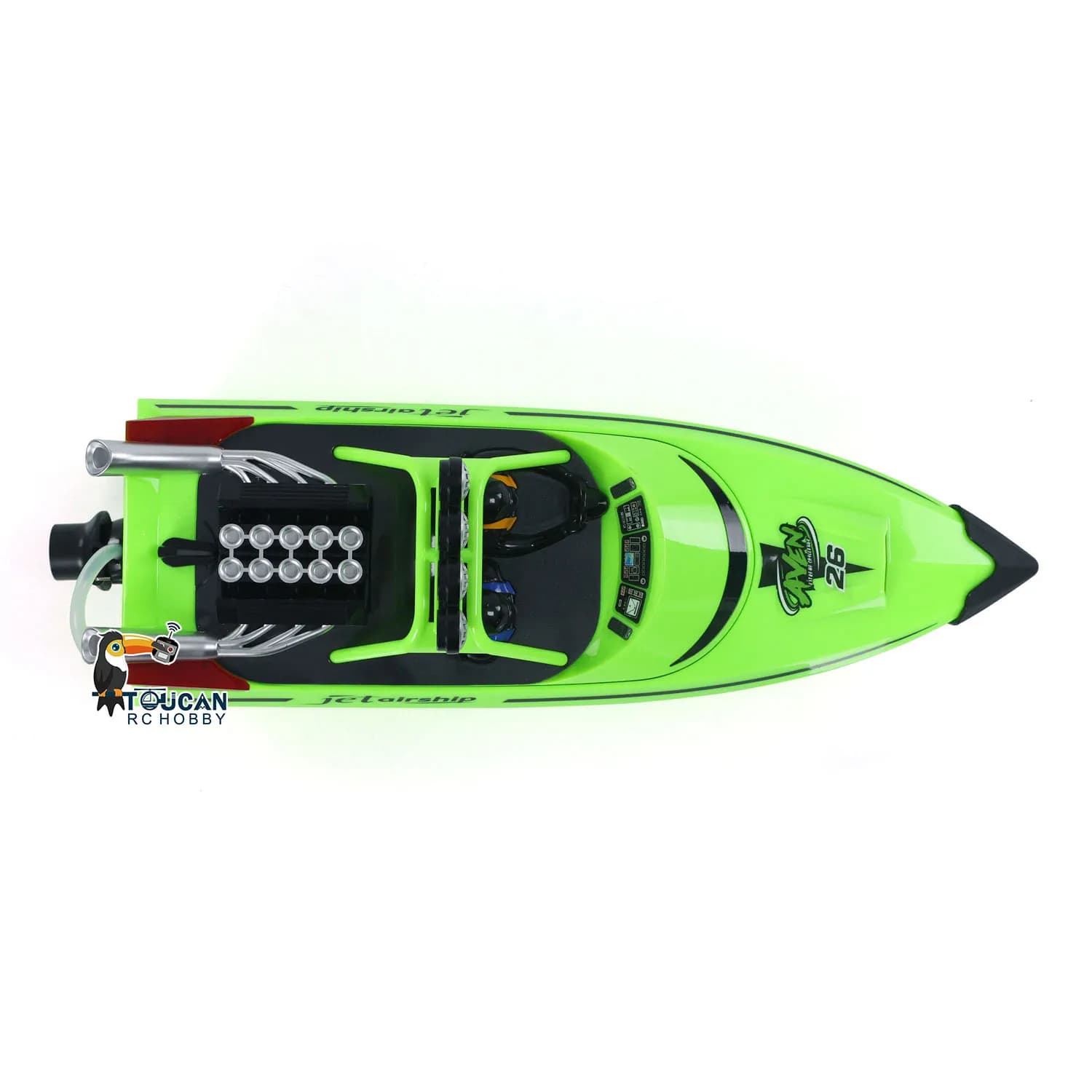 RC Self-Righting Jet Boat with LED Lights