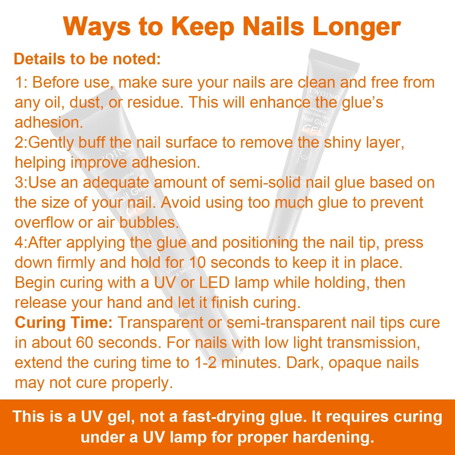 Nail Glue for Press On Nails and Extensions