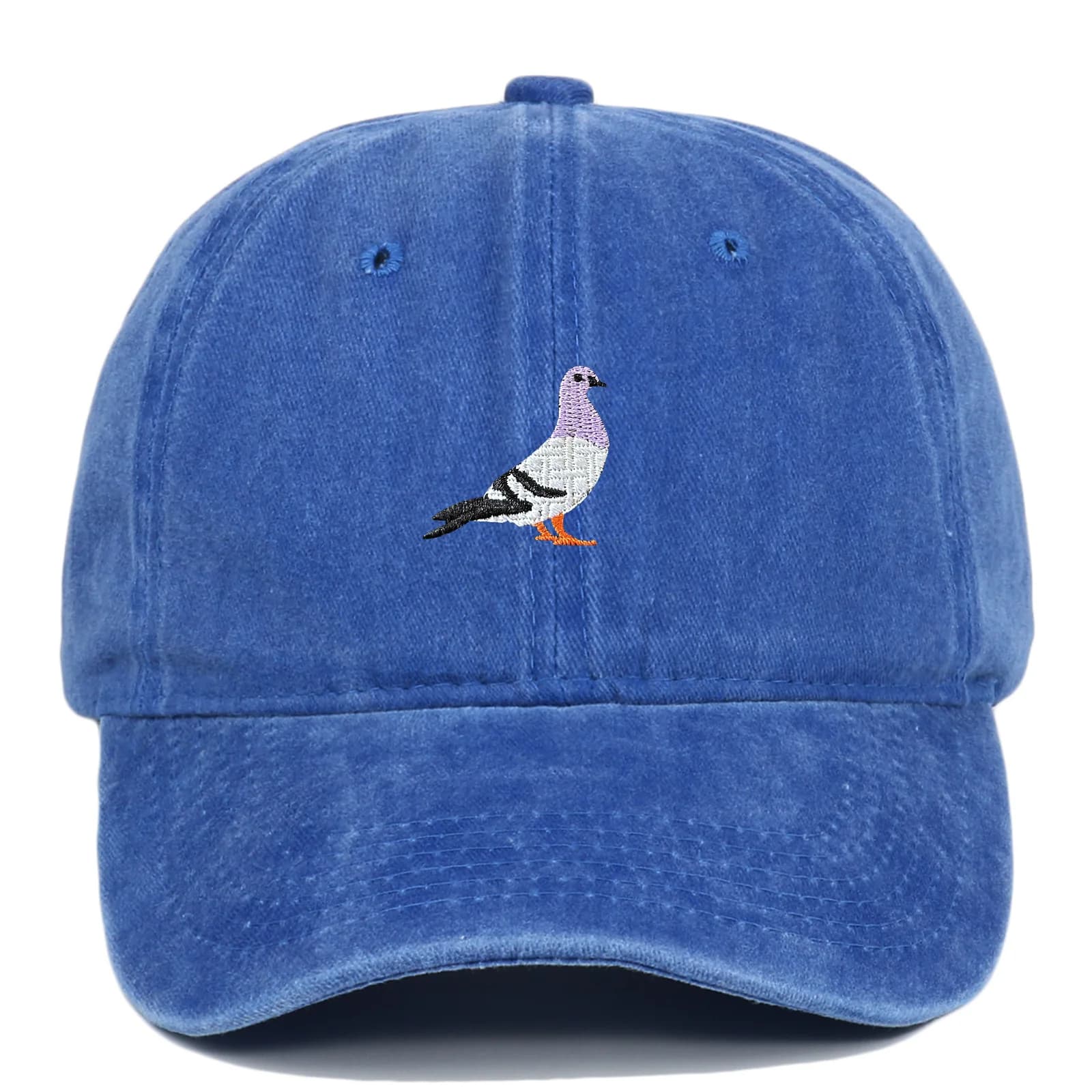 Pigeon Embroidery Baseball Cap