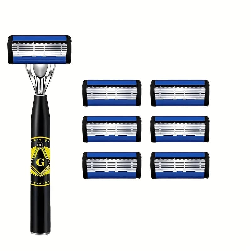 Men's Safety Razor with Anti-Slip Handle
