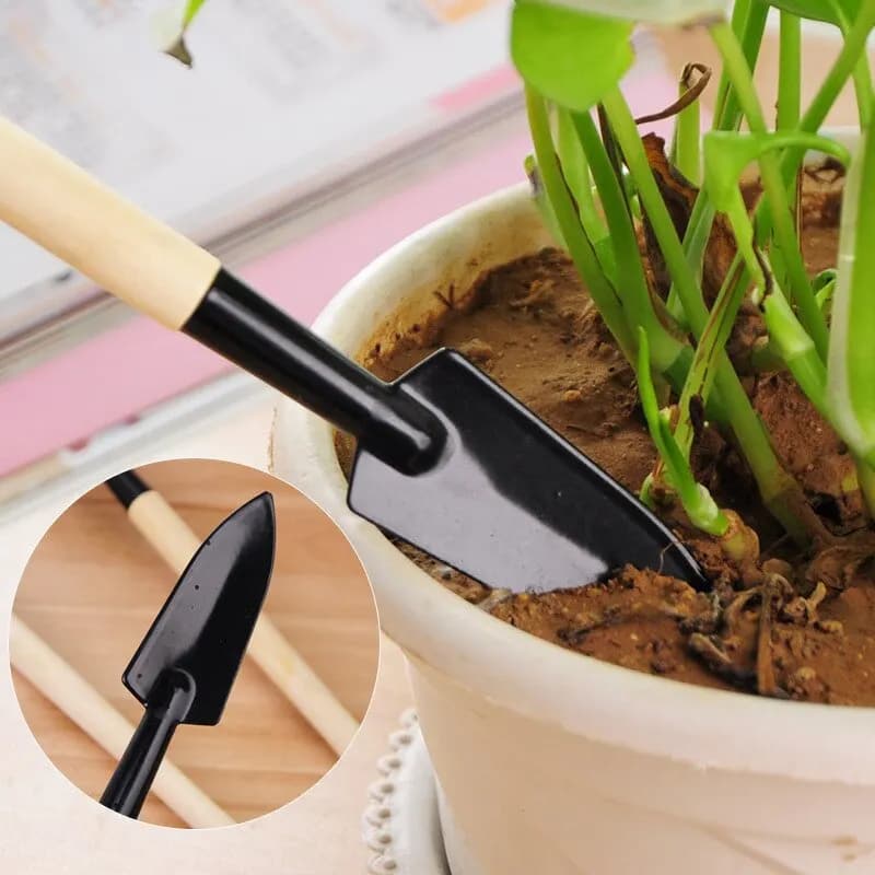 Three-Piece Mini Garden Tool Set
