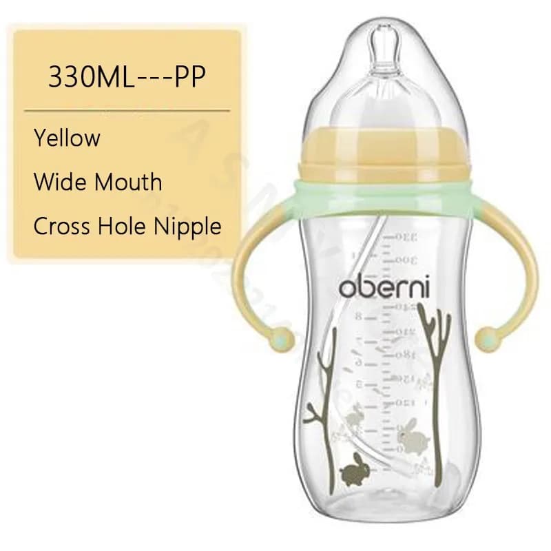 Wide Bore Milk Bottle with Handle
