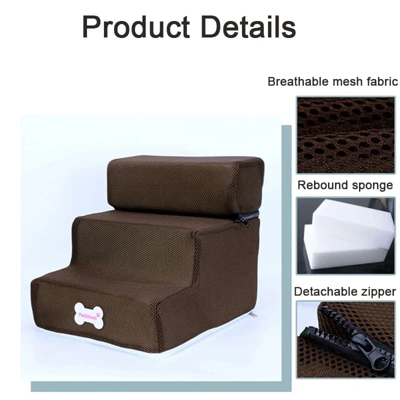 Pet Stairs With Anti-Slip Steps