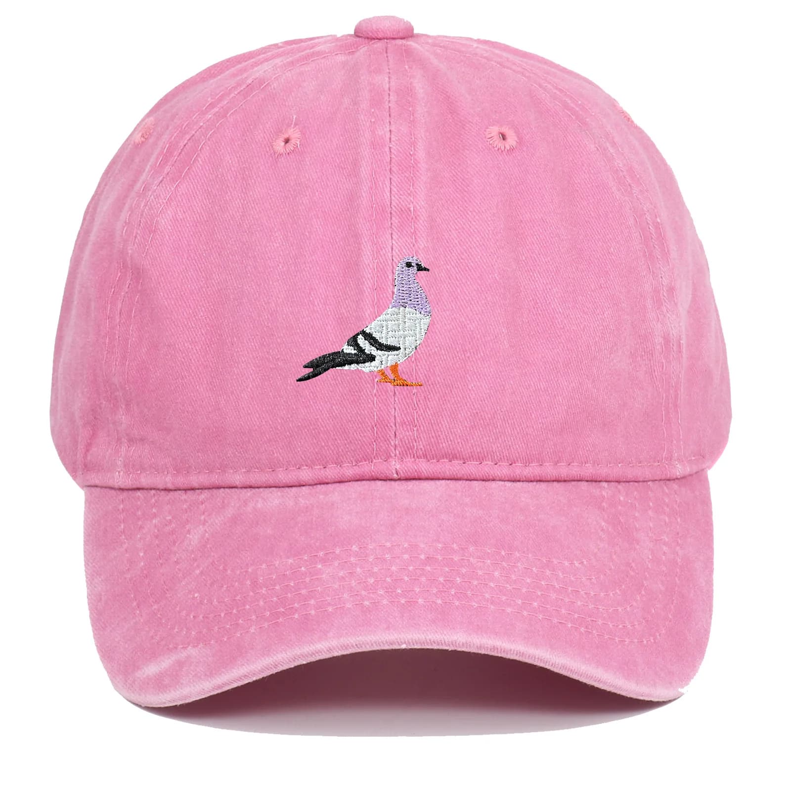 Pigeon Embroidery Baseball Cap