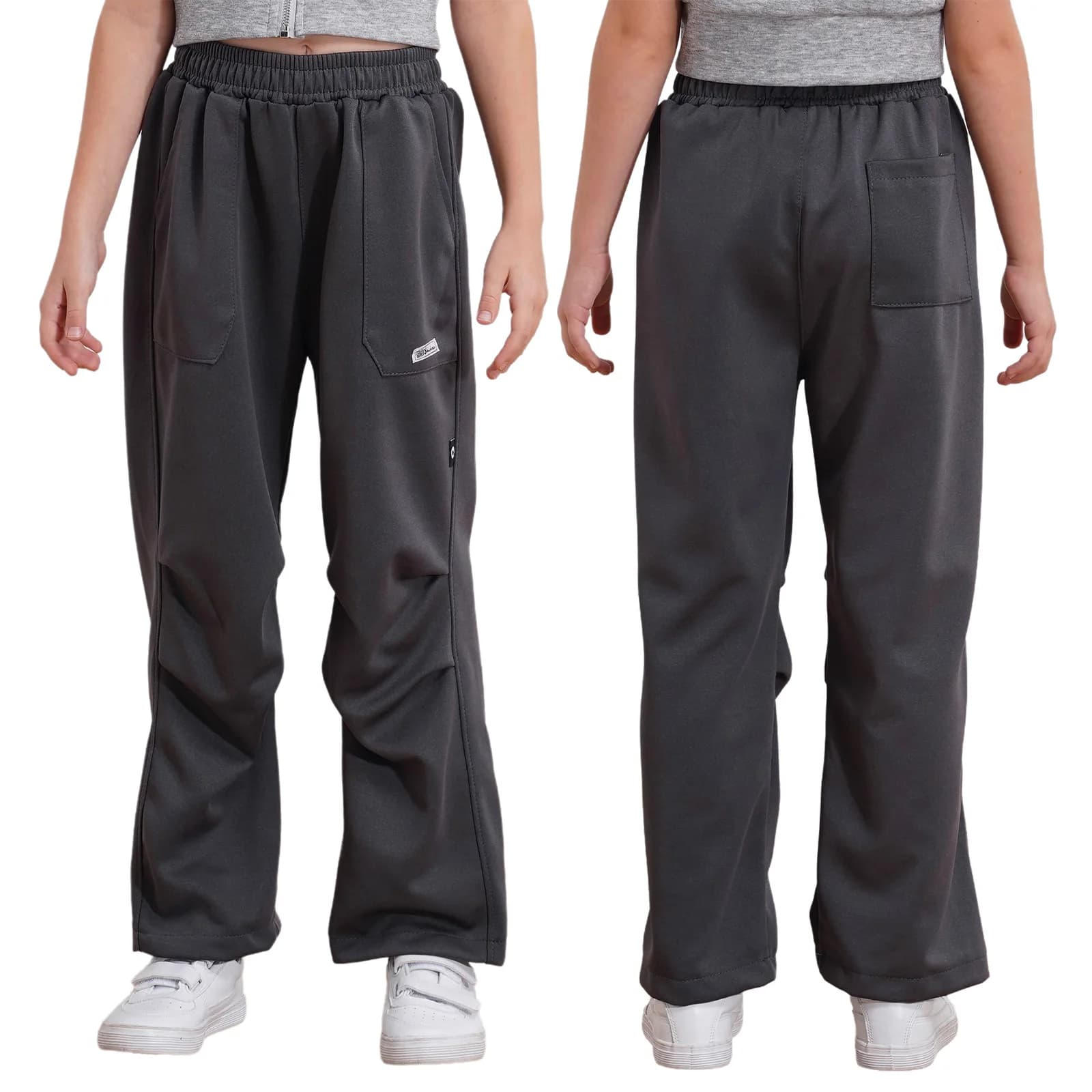 Kids Casual Elastic Waistband Sweatpants