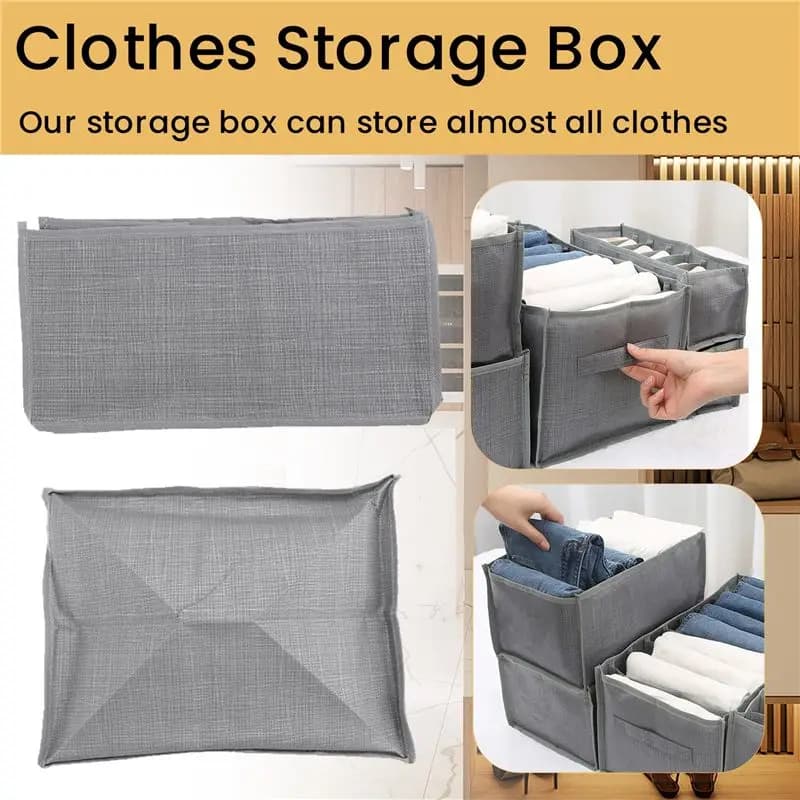 Drawer Closet Organizer with Compartments