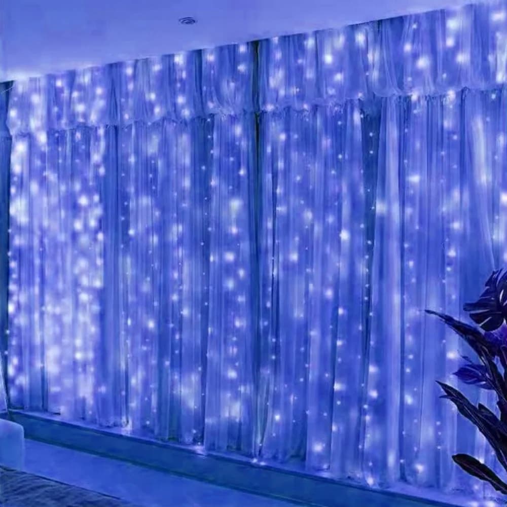 LED Fairy String Curtain Lights 3m/6m
