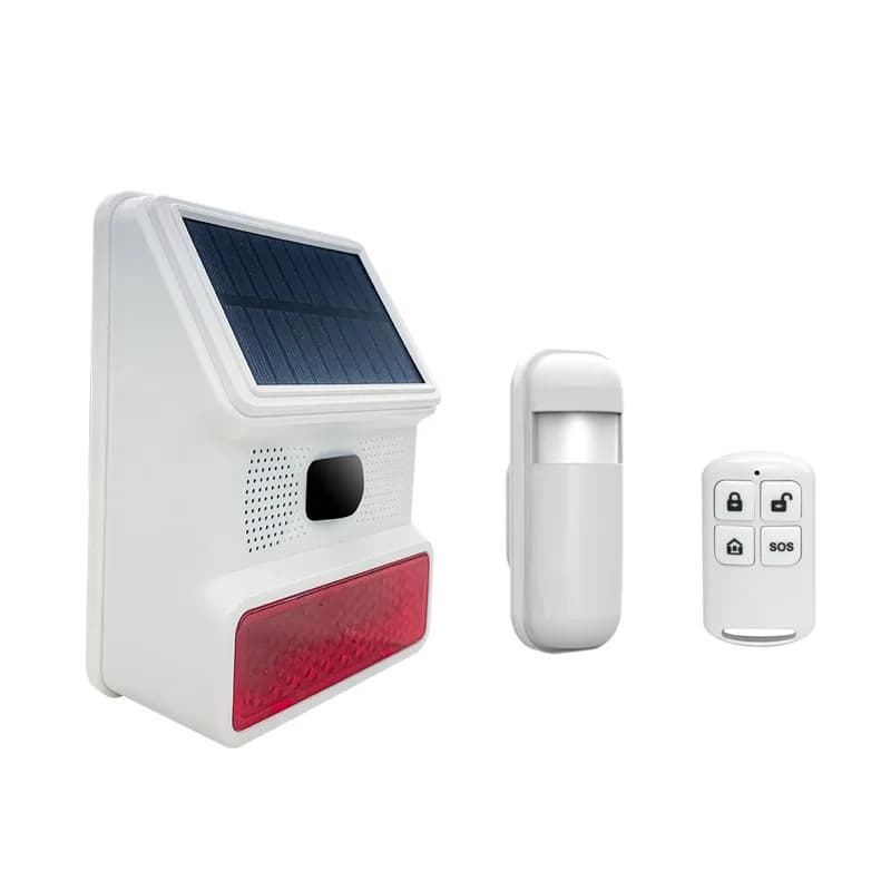 Solar Wireless Security Alarm System with Door/Window Sensors