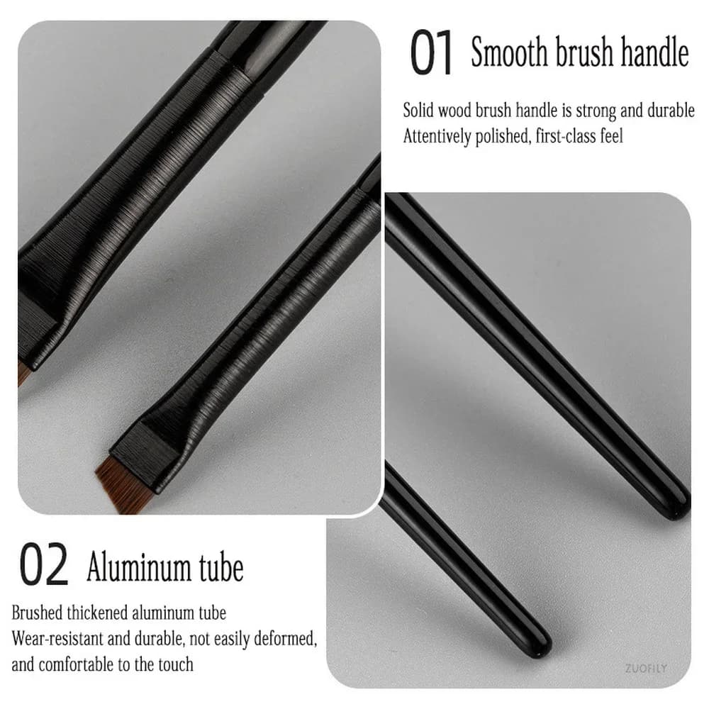 Makeup Brushes for Women Flat Fine Blade Eyebrow Contour Brush Eyeliner Brush Professional Liner Brow Cosmetic Beauty Tools