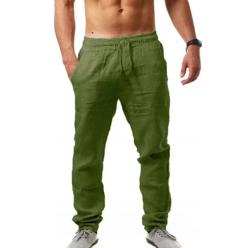 Men's Baggy Cotton Linen Casual Pants