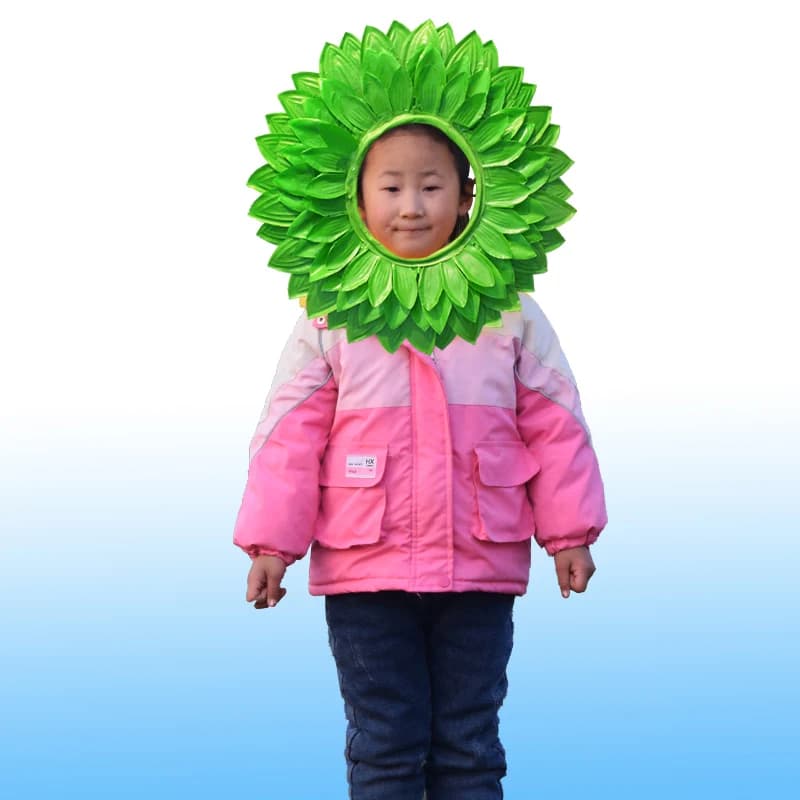 Sunflower Clown Mask Headgear Party Prop