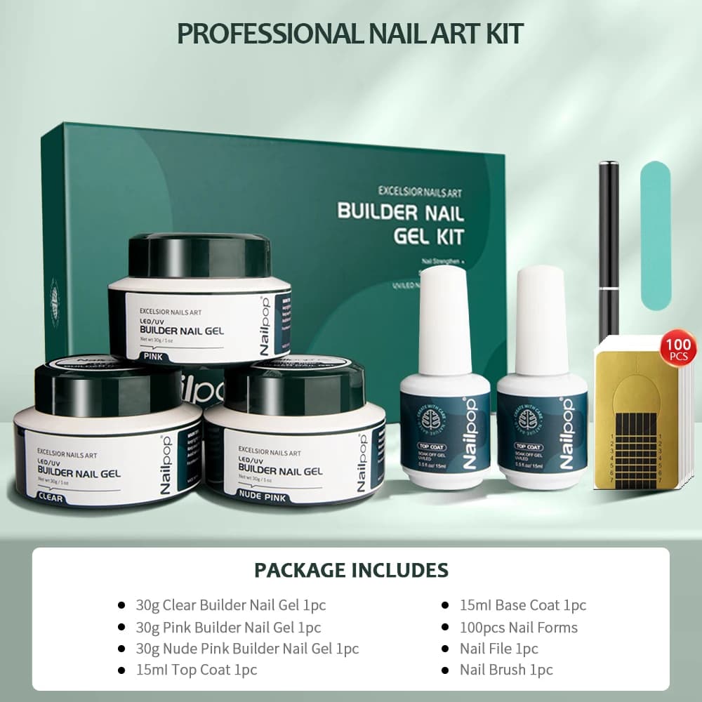Builder Gel Nail Extension Kit
