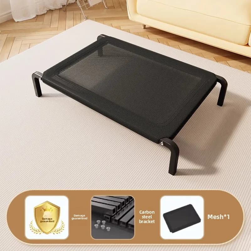 Elevated Outdoor Dog Bed with Mesh Cover