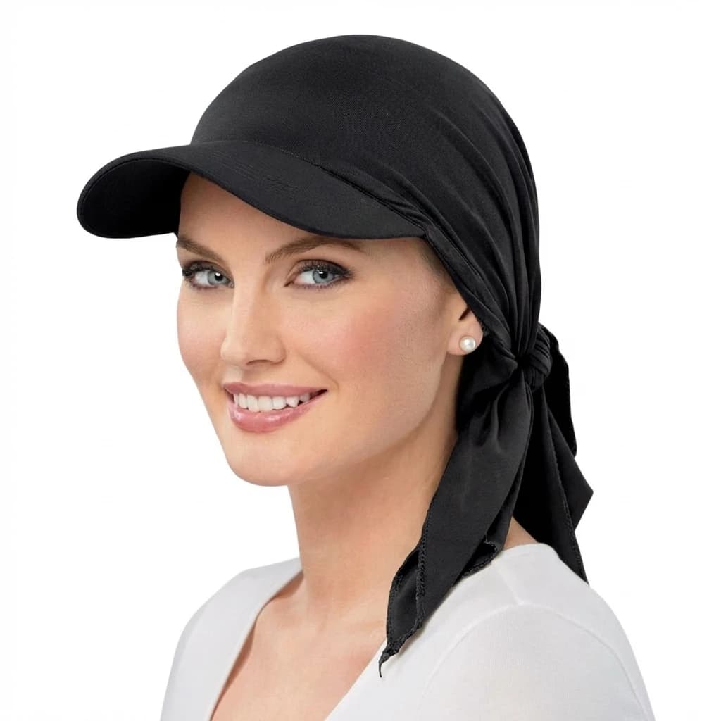 Women's Classic Solid Turban Baseball Cap