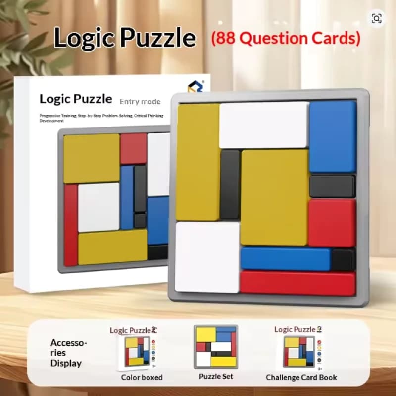 Logic Puzzle Building Block Game