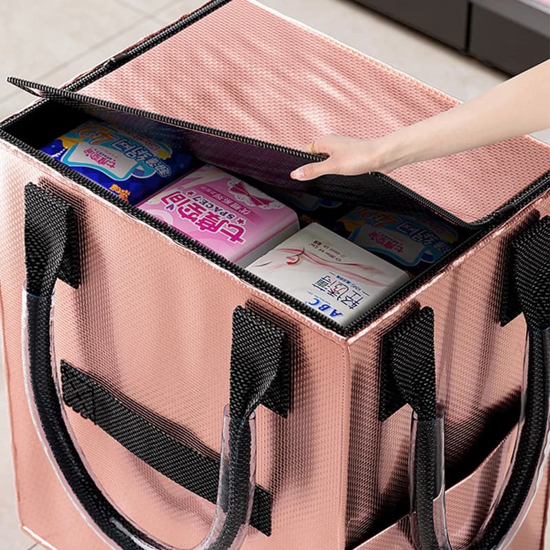 Rolling Grocery Tote Bag with Wheels