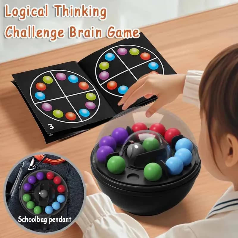 Rotating Magic Bead Puzzle Ball