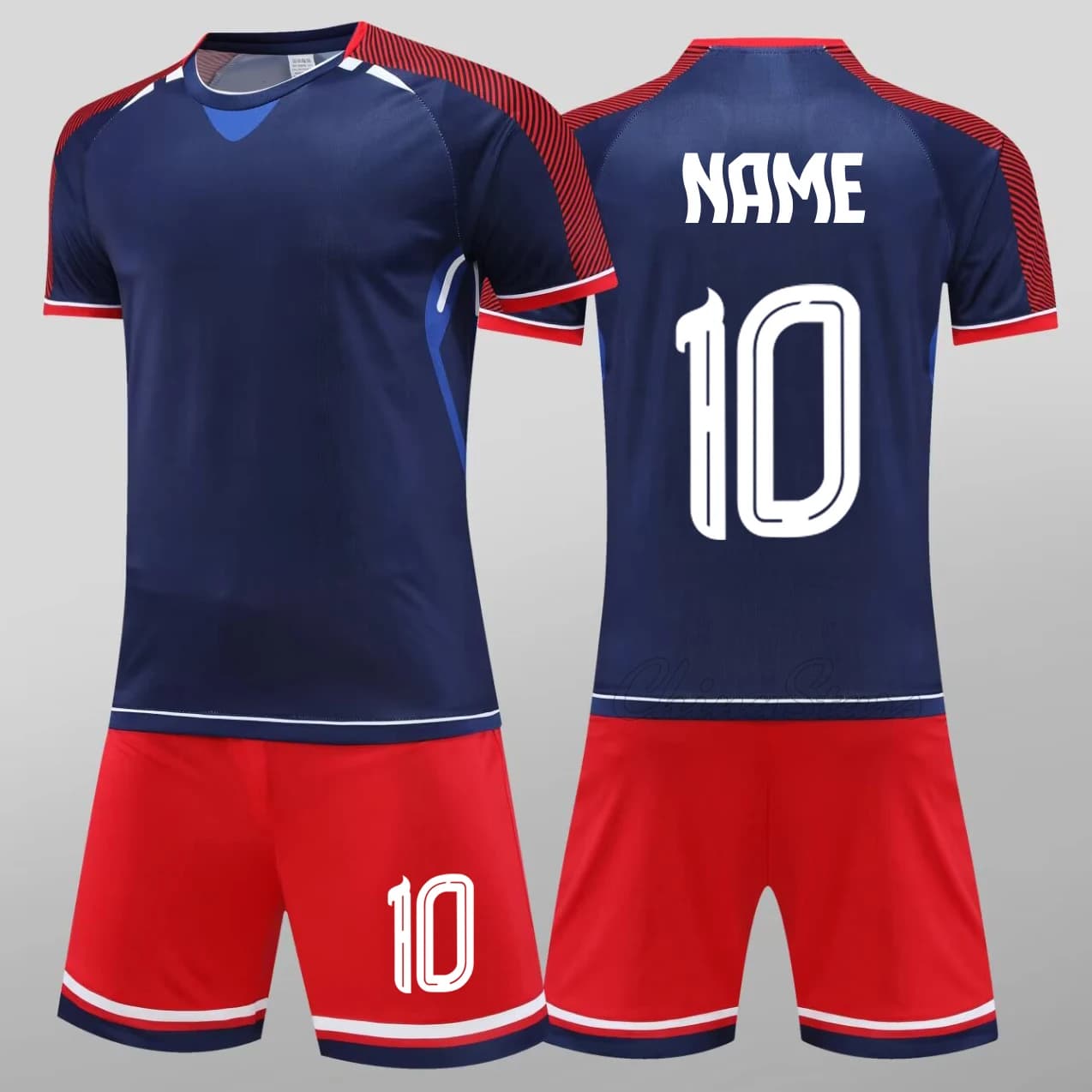 Adult and Kids Soccer Uniform Set
