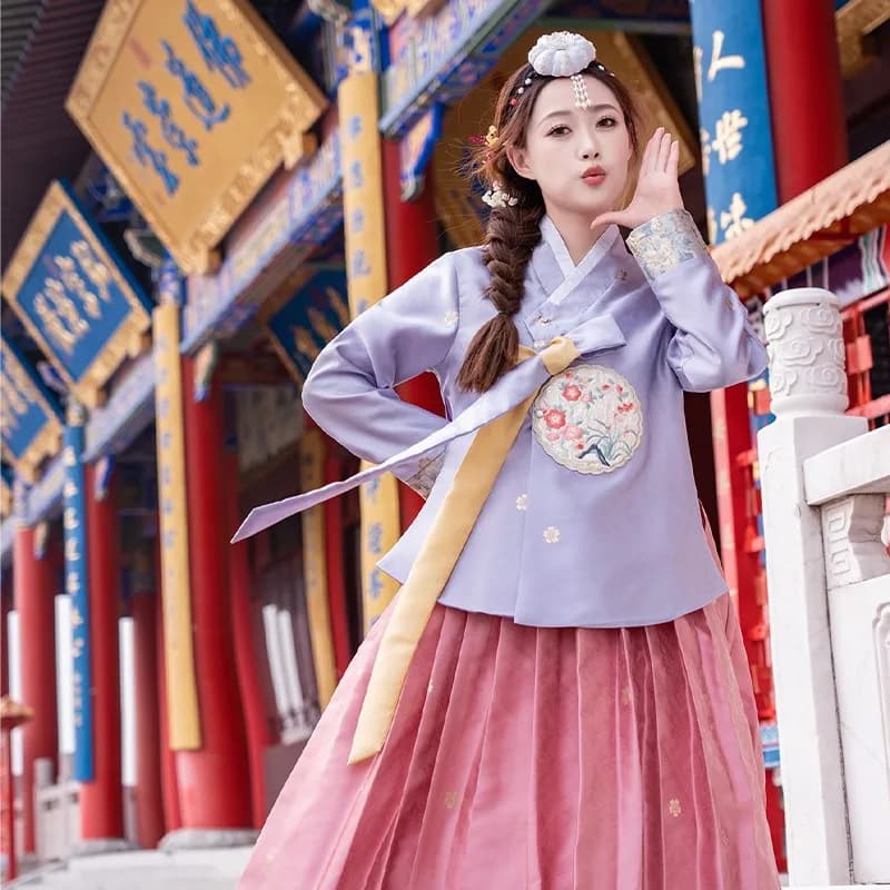 Traditional Korean Hanbok Dress