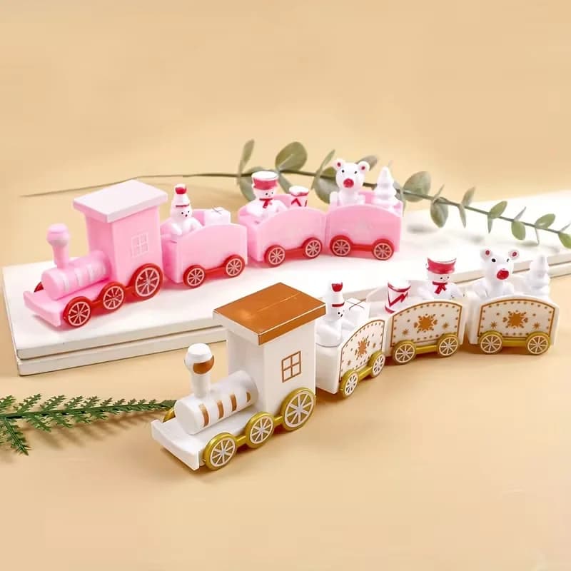Plastic Train Christmas Ornament