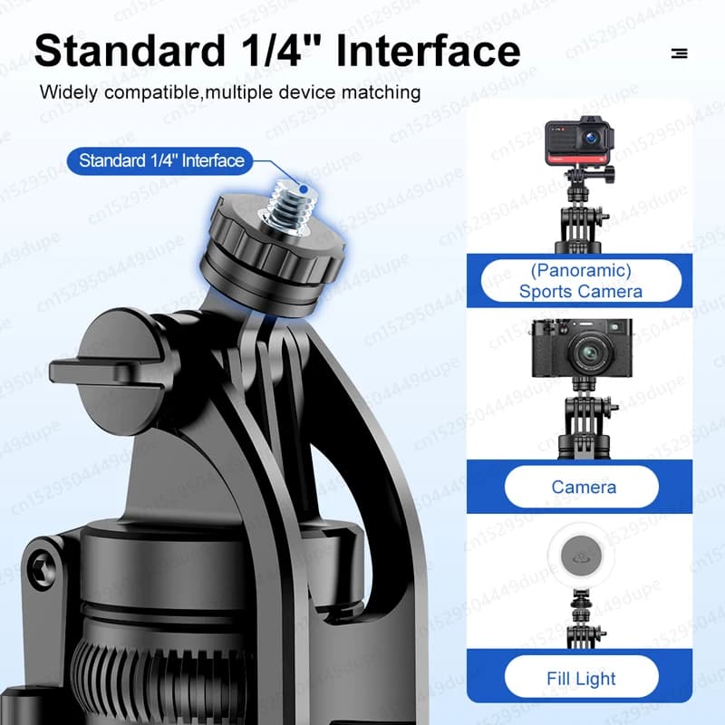 Tripod Stand with Wireless Bluetooth Phone Holder