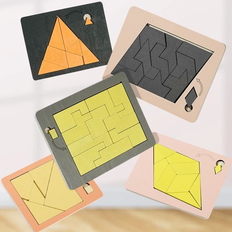 Wooden Puzzle Board for Kids
