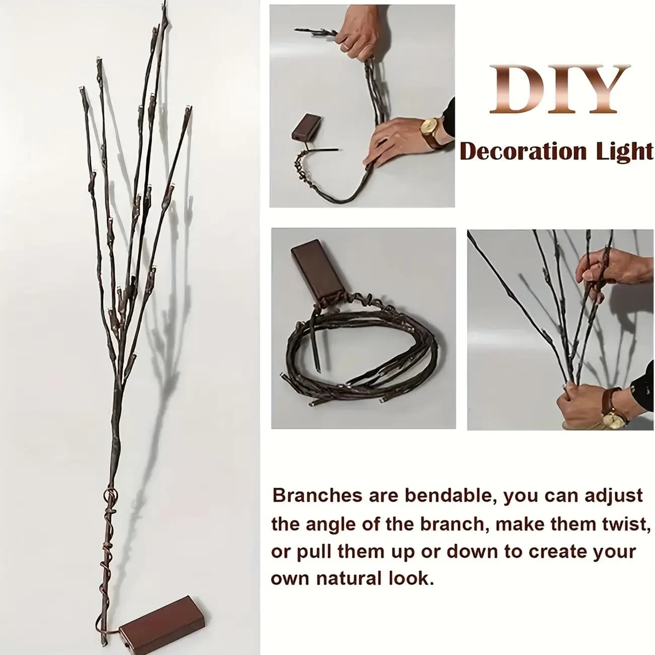 Bendable Tree Branch Fairy Lights