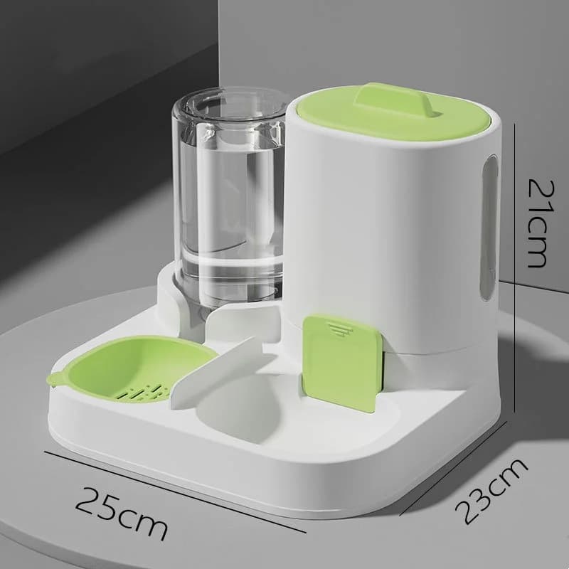 Cat and Dog Dual Feeding Water Bowl