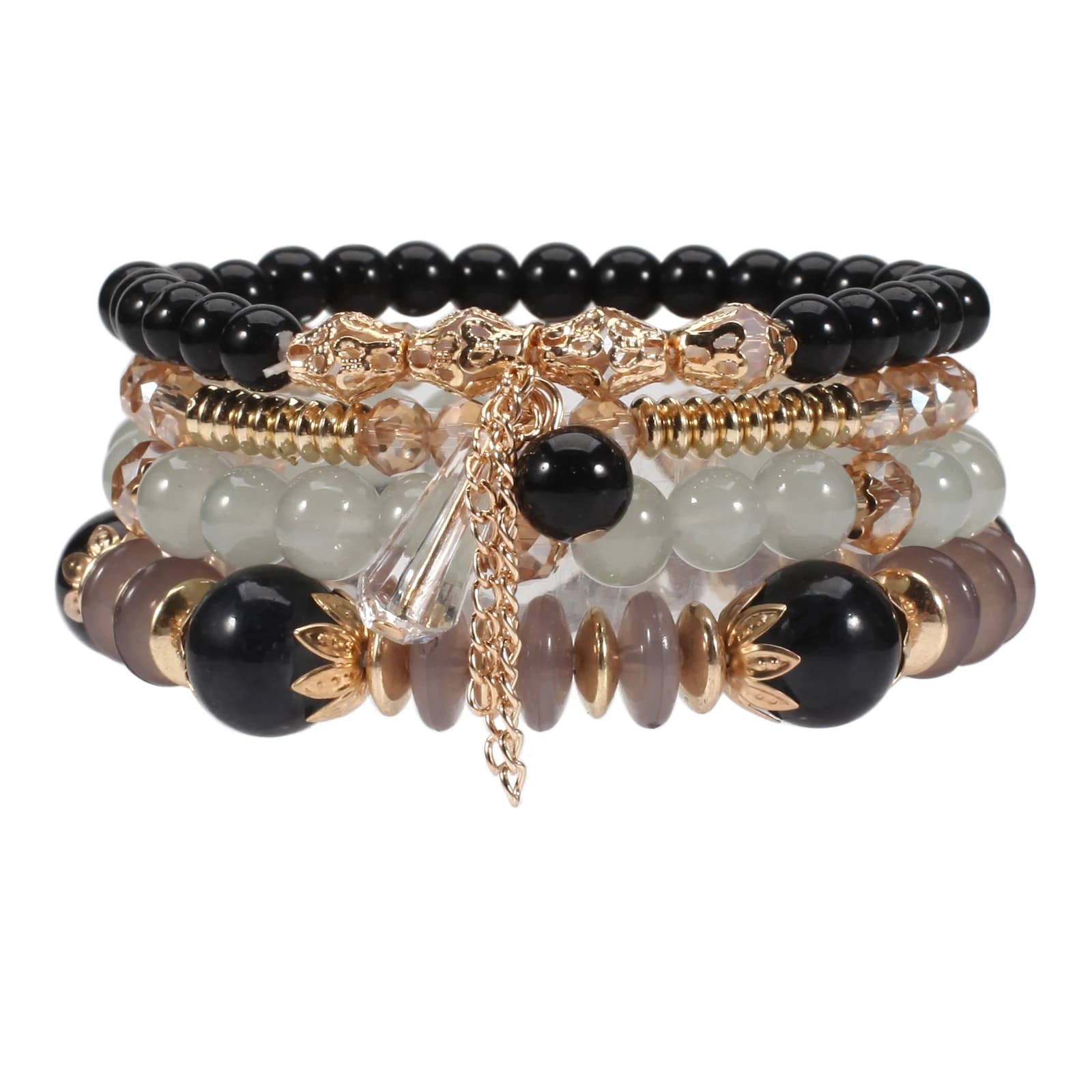 Bohemian Stackable Bead Bracelets