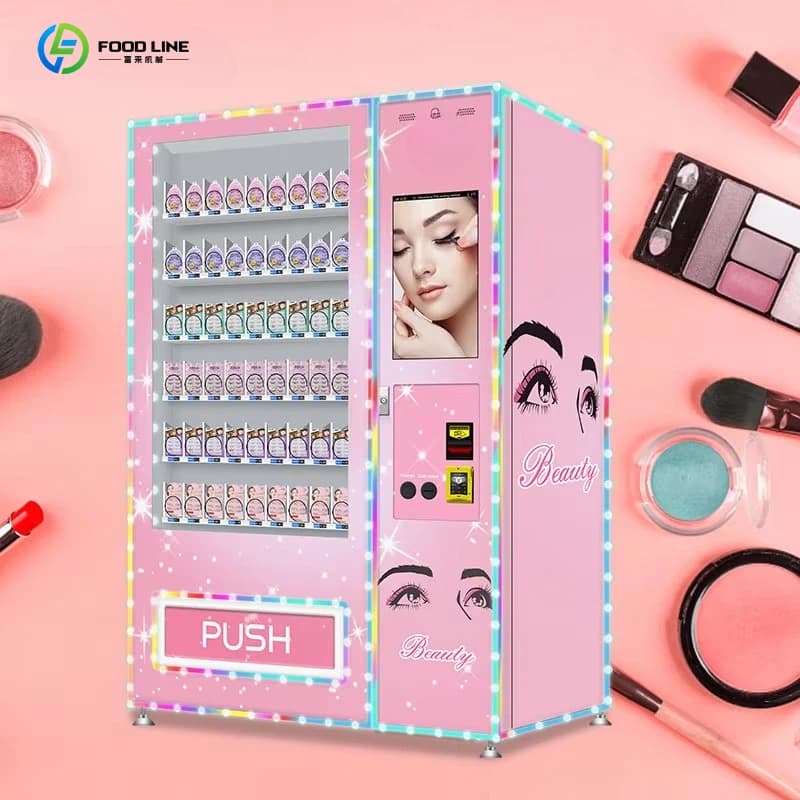 Attractive Design Self-Service Smart Cosmetics Vending Machine Beautiful Hair & Eyelashes Vending Machine Beauty