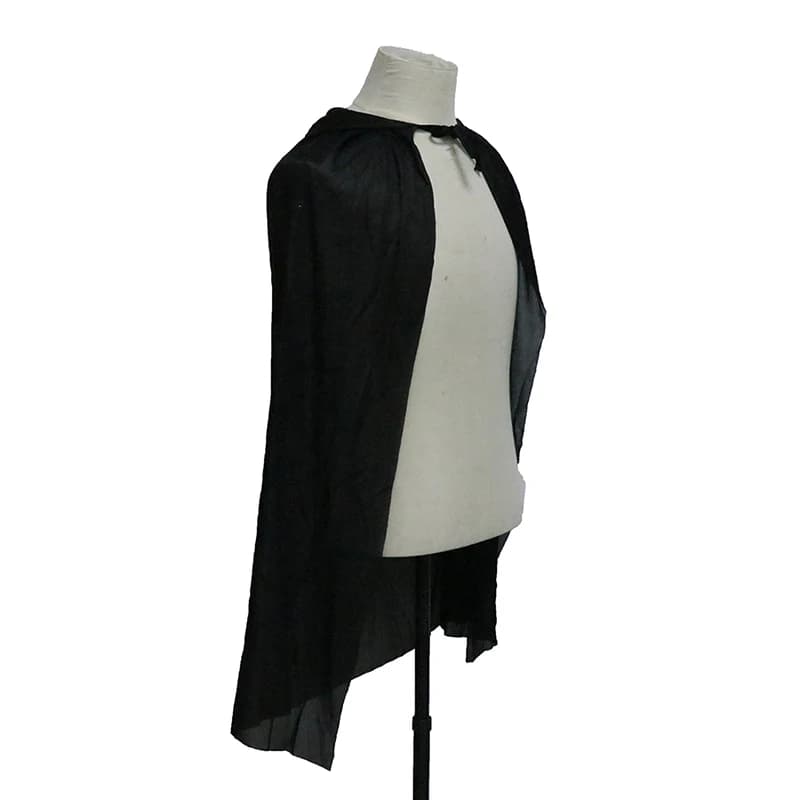 Halloween Costume For Men Woman Kids Female Girl Boy Adult Death Scary Devil Role Red Black Witch Vampire Long Cape Cloak Hooded