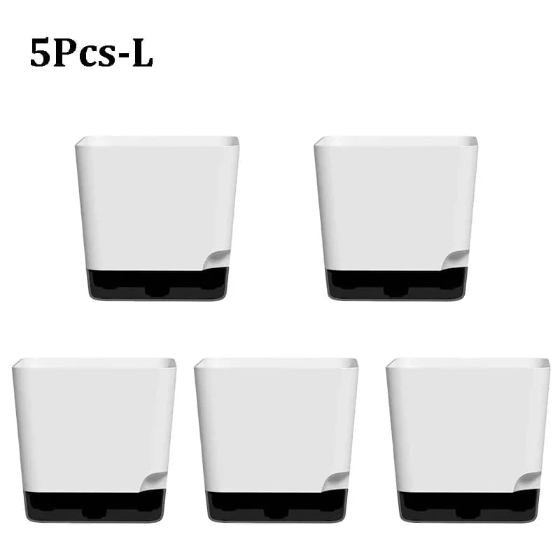 Self-Watering Plant Pots Set of 5