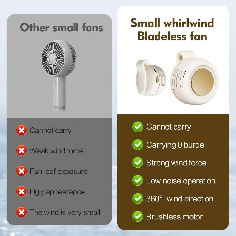 Portable Bladeless Personal Fan