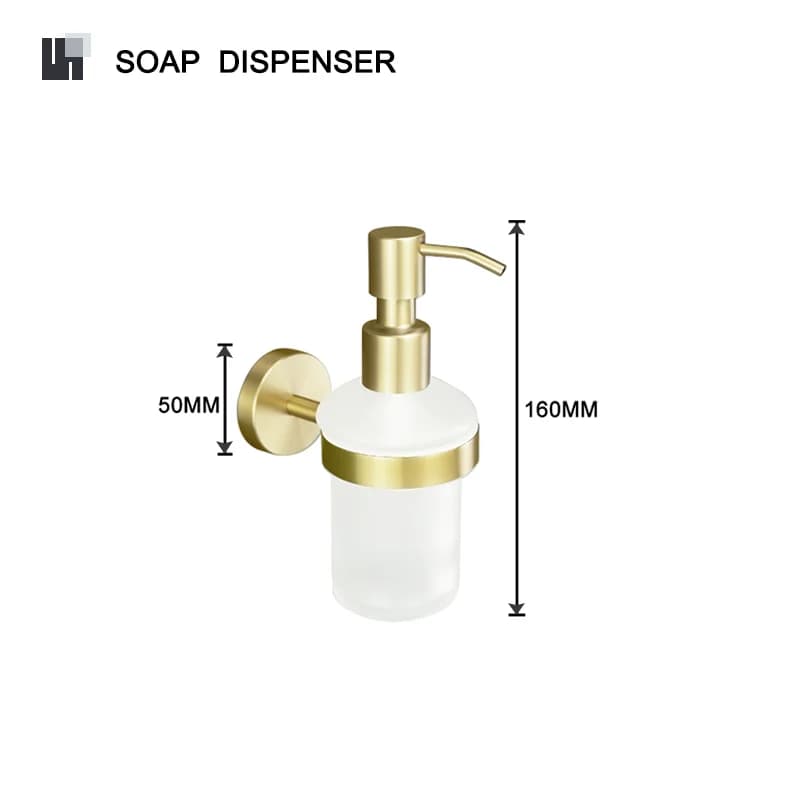 Bathroom Hardware Accessories Set Brushed Gold Knurled Brass Kit Towel Bar Ring Robe Hook Paper Holder Towel Ring Toilet Brush
